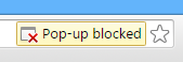 popup blocked